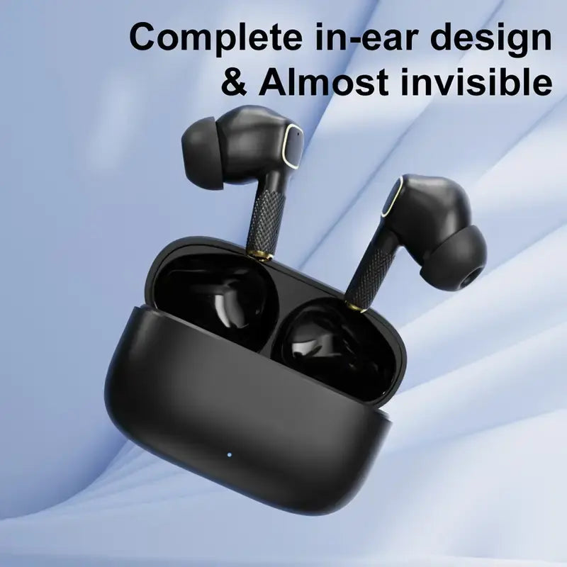 Rechargeable Sound Amplifier with Active Noise Cancellation, Adjustable Volume Control, Comfortable Silicone Earplugs & Smooth Rear Design