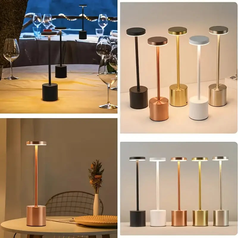 Creative Wireless High-End Metal LED Desk Lamp