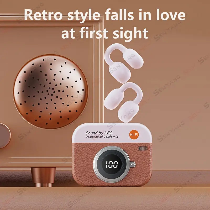 Mini Earbuds Video TWS 9D Hifi Stereo HD Calling Stereo Cortical Earphones for Android for Iphone