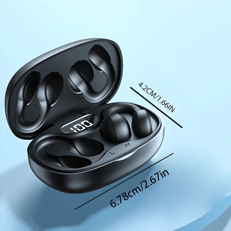 True Wireless clip-on music headset sports Earbuds