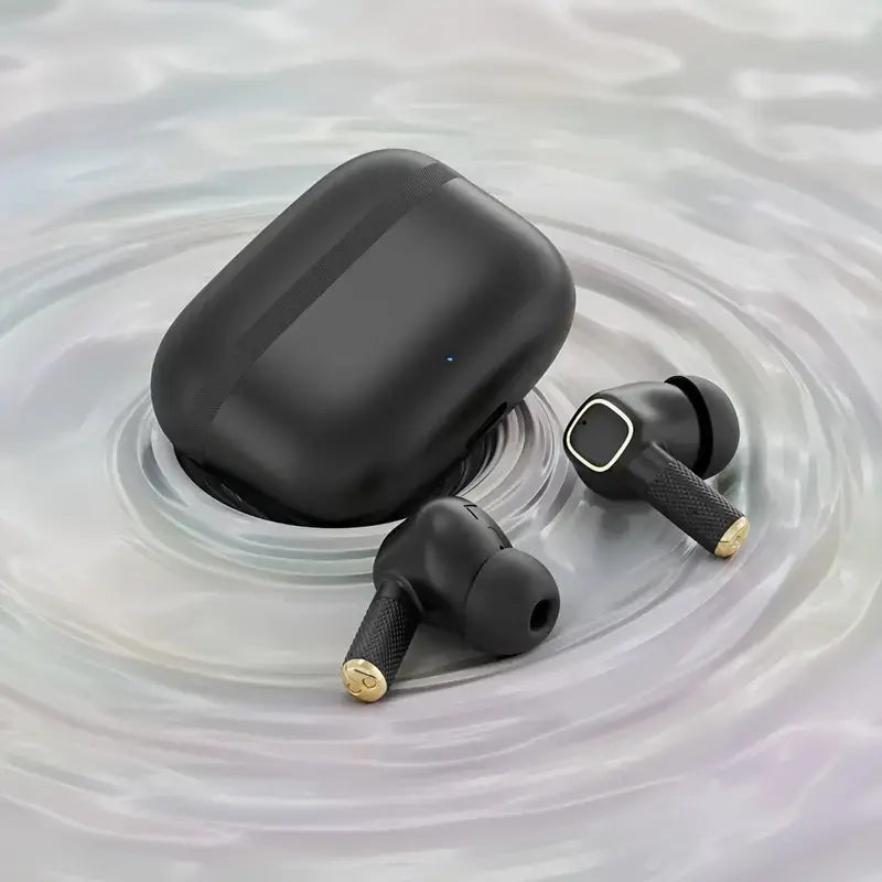 Rechargeable Sound Amplifier with Active Noise Cancellation, Adjustable Volume Control, Comfortable Silicone Earplugs & Smooth Rear Design