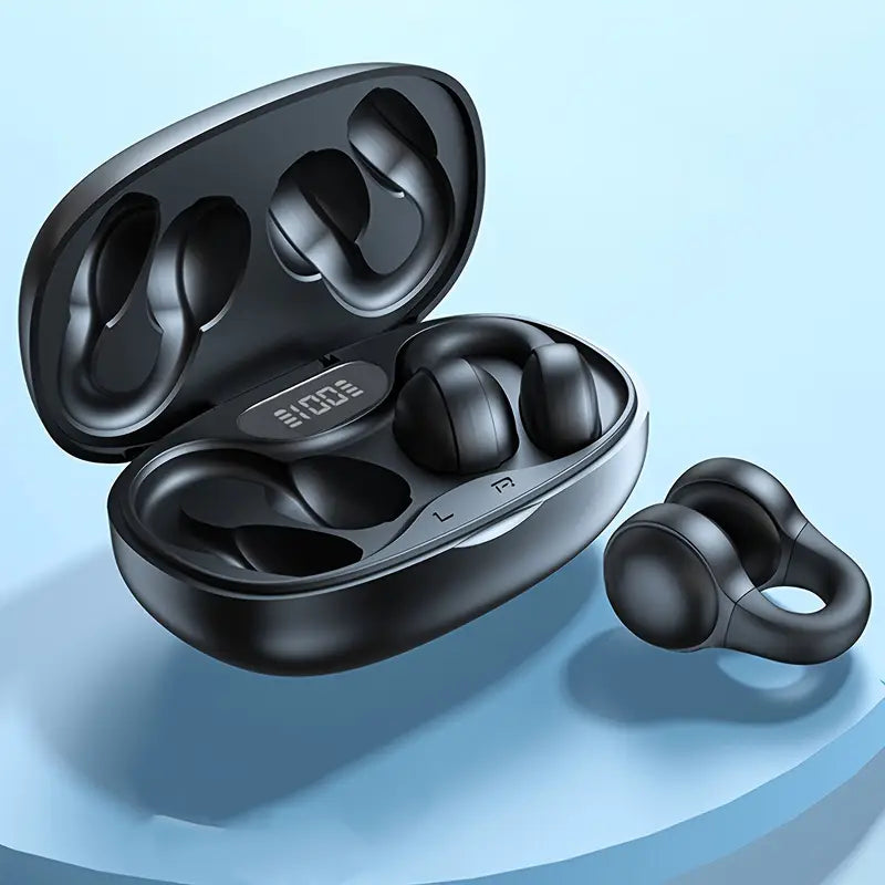 True Wireless clip-on music headset sports Earbuds